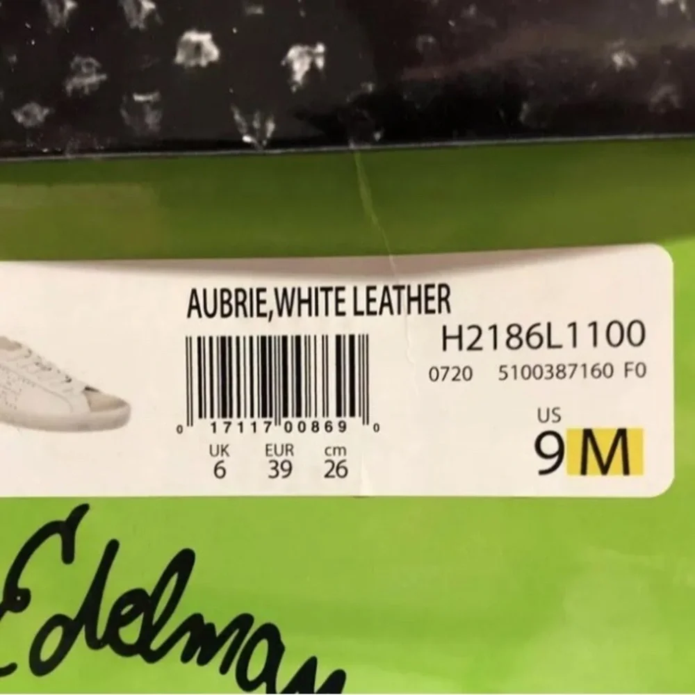 Sam Edelman Aubrie White Leather Lace Up Shoes Size 9M